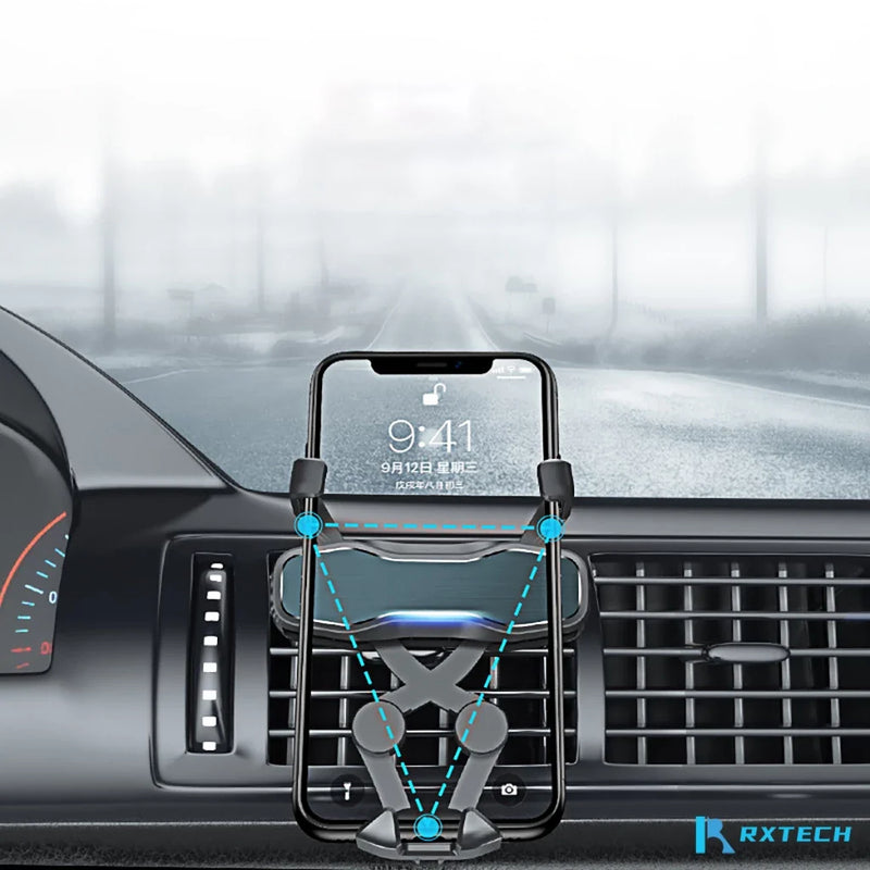 Suporte Para Celular Gps Carro Painel Retrovisor Veicular Universal Rotação 360 Graus Ajustável De Telefone