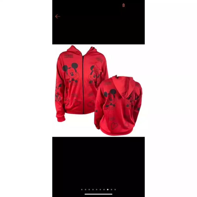 Casaco feminino adulto MINNIE MICKEY  Moletom poliester flanelado   estampa exclusiva