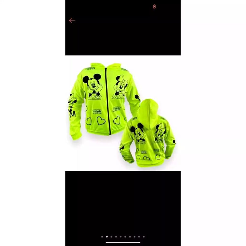 Casaco feminino adulto MINNIE MICKEY  Moletom poliester flanelado   estampa exclusiva