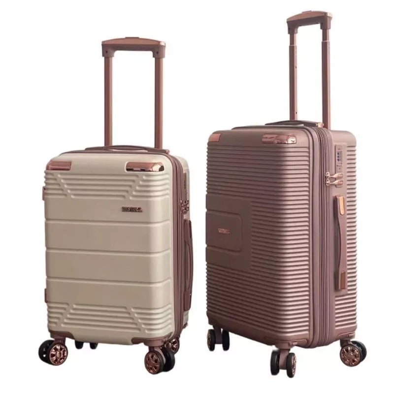 Mala de Bordo Premium 10KG com Rodinhas 360°, Cadeado e Zíper Duplo