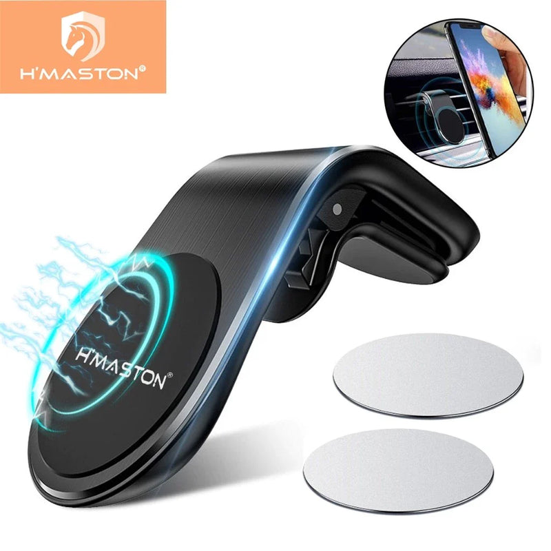 H'maston Suporte Celular GPS Veicular Carro Universal Automóvel Saída Ar Grampo Ajustável