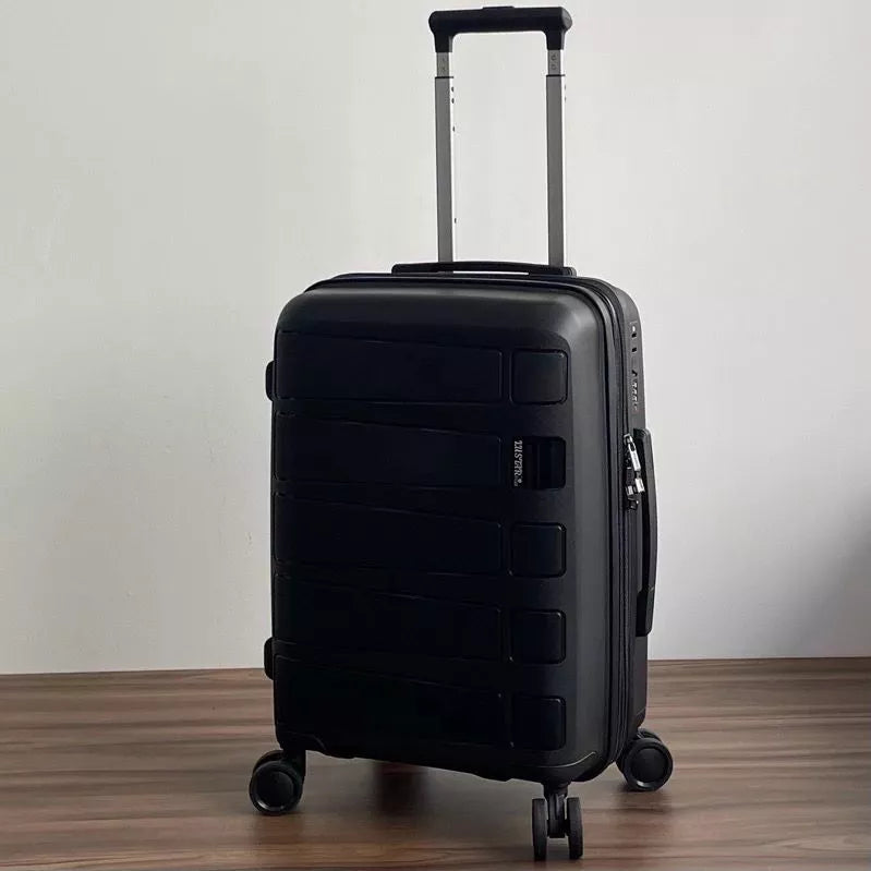 Mala de Bordo Premium 10KG com Rodinhas 360°, Cadeado e Zíper Duplo