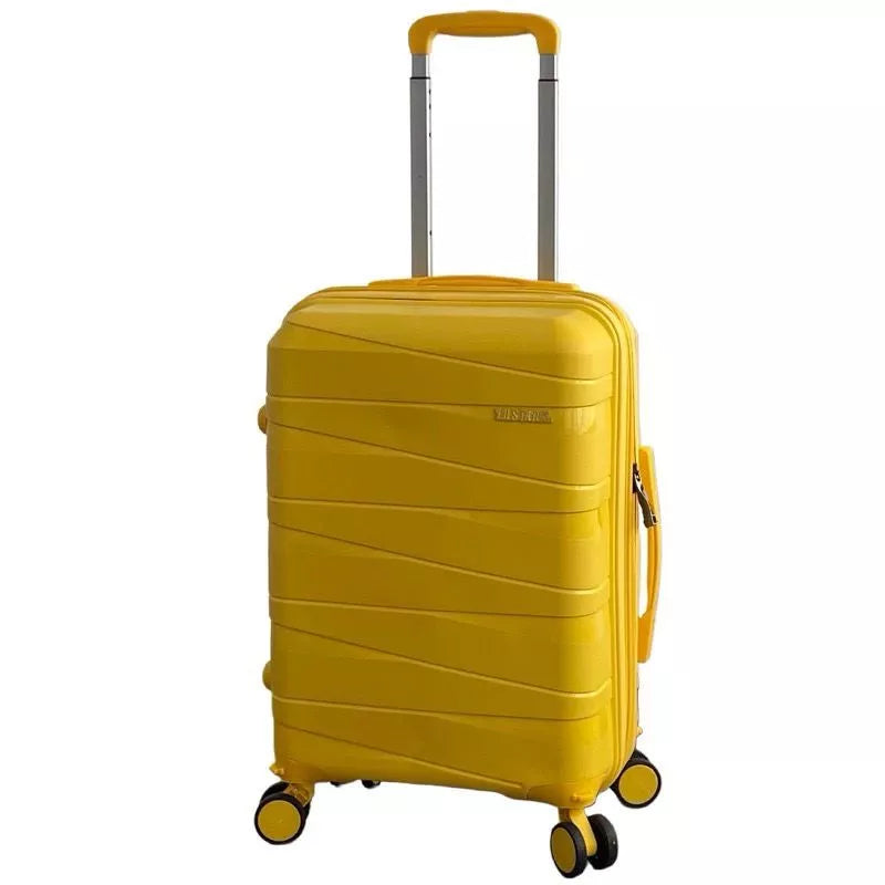 Mala de Bordo Premium 10KG com Rodinhas 360°, Cadeado e Zíper Duplo