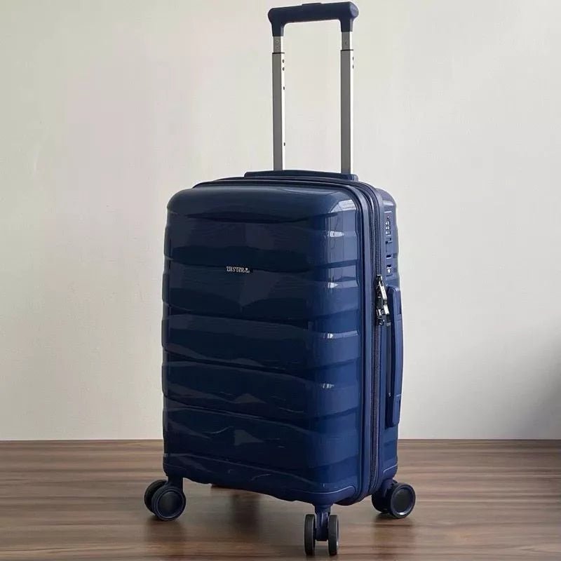 Mala de Bordo Premium 10KG com Rodinhas 360°, Cadeado e Zíper Duplo
