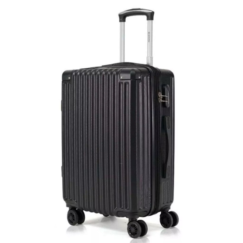 Mala de Bordo Premium 10KG com Rodinhas 360°, Cadeado e Zíper Duplo