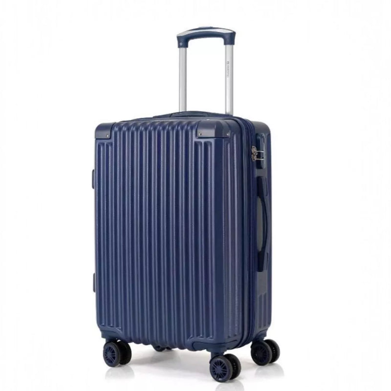 Mala de Bordo Premium 10KG com Rodinhas 360°, Cadeado e Zíper Duplo