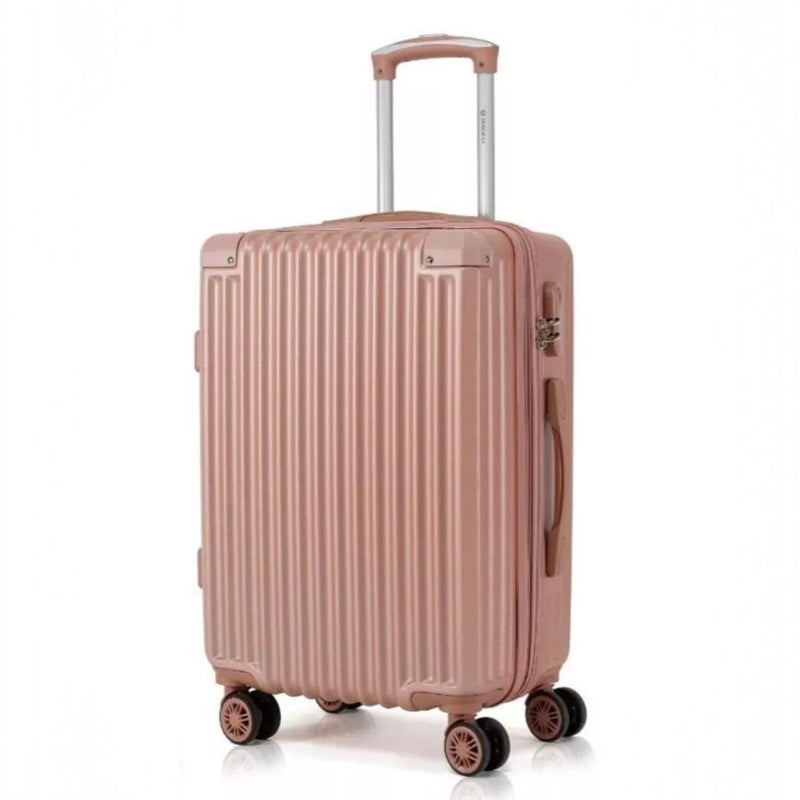 Mala de Bordo Premium 10KG com Rodinhas 360°, Cadeado e Zíper Duplo