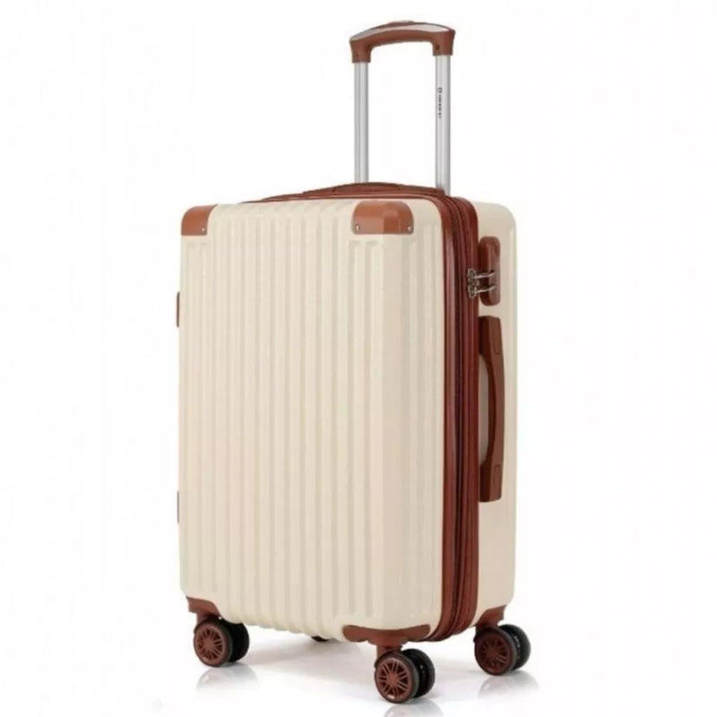 Mala de Bordo Premium 10KG com Rodinhas 360°, Cadeado e Zíper Duplo